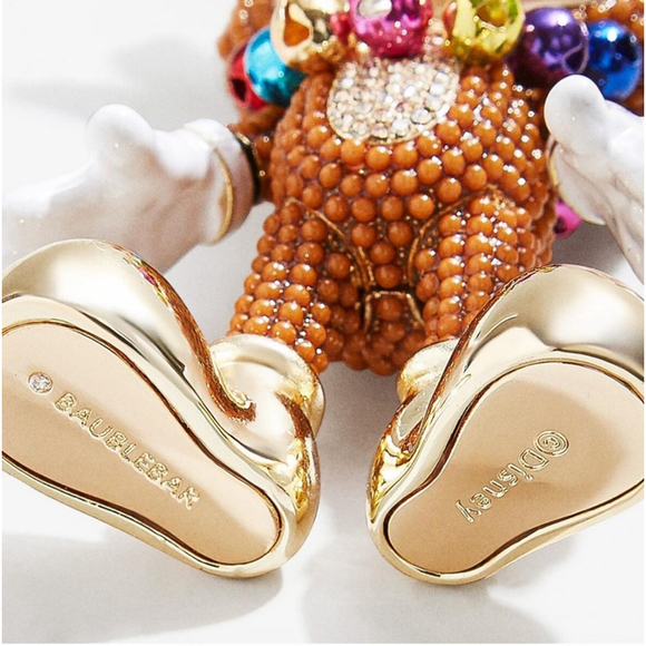 BaubleBar Disney Mickey Mouse Keychain Brown Reindeer Christmas Holiday New - Picture 5 of 5